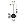 Lampa wisząca RITA LE44253 Luces Exclusivas
