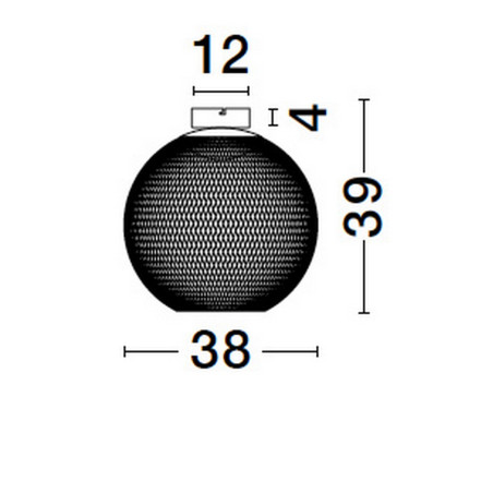 Lampa sufitowa RITA LE44255 Luces Exclusivas