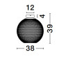 Lampa sufitowa RITA LE44255 Luces Exclusivas