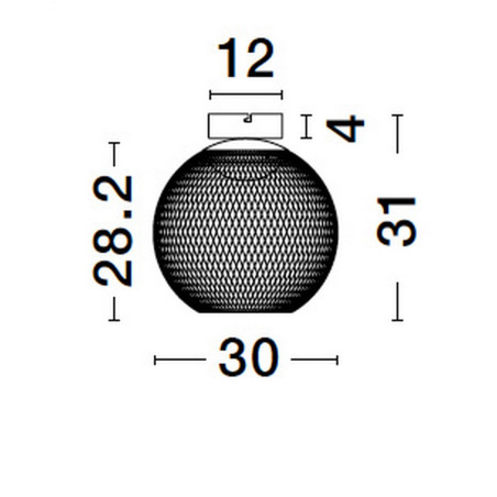 Lampa sufitowa RITA LE44256 Luces Exclusivas