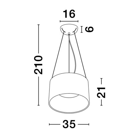 Lampa wisząca BAJO LE44266 Luces Exclusivas