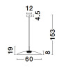 Lampa wisząca PECA LE44271 Luces Exclusivas