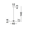 Lampa wisząca PECA LE44274 Luces Exclusivas