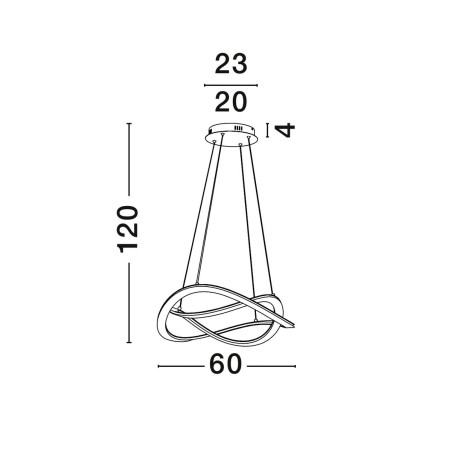 Lampa wisząca JAUJA LE44328 Luces Exclusivas
