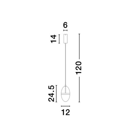 Lampa wisząca ARENA LE44330 Luces Exclusivas