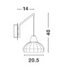 Lampa ścienna TACNA LE44360 Luces Exclusivas
