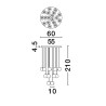 Lampa wisząca CHEPEN LE44427 Luces Exclusivas
