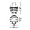 Lampa wisząca HUARAZ LE44445 Luces Exclusivas