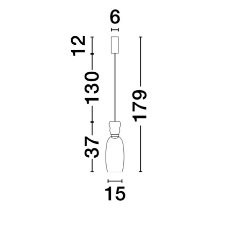 Lampa wisząca PERENE LE44465 Luces Exclusivas