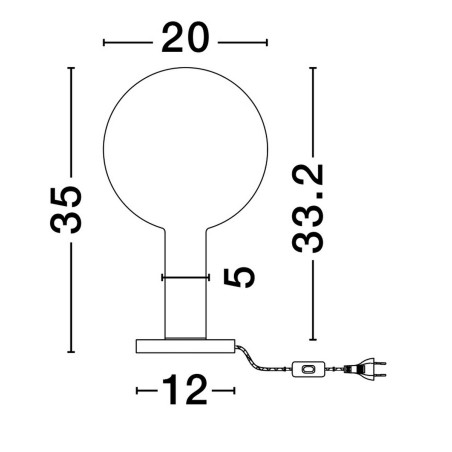 Lampa stołowa JAVIER LE44480 Luces Exclusivas
