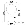 Lampa stołowa JAVIER LE44481 Luces Exclusivas