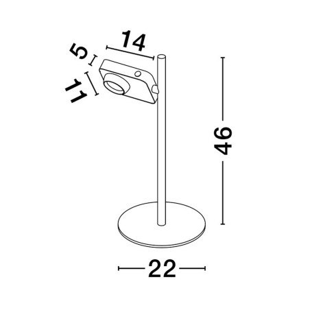 Lampa stołowa PARINAS LE44504 Luces Exclusivas