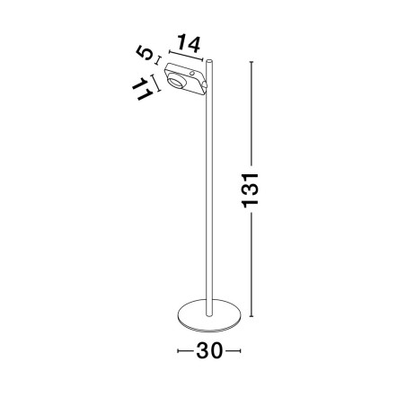 Lampa podłogowa PARINAS LE44505 Luces Exclusivas