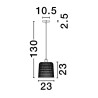 Lampa wisząca TALITAS LE44511 Luces Exclusivas
