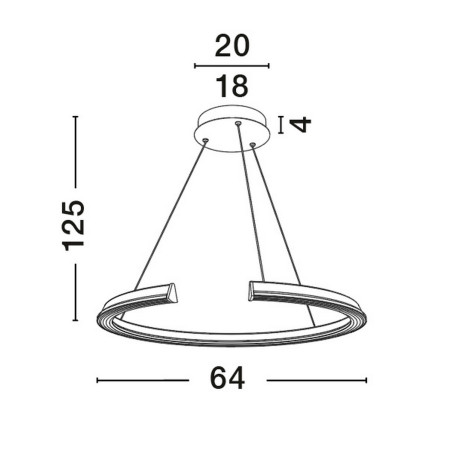 Lampa wisząca ORINOCO LE44530 Luces Exclusivas