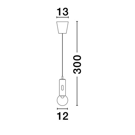 Lampa wisząca BARBARA LE44550 Luces Exclusivas