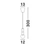 Lampa wisząca BARBARA LE44550 Luces Exclusivas