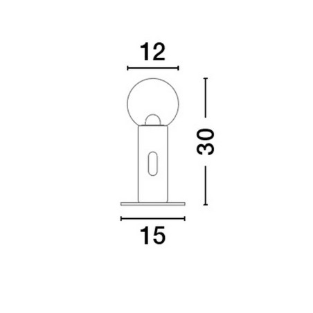 Lampa stołowa BARBARA LE44552 Luces Exclusivas