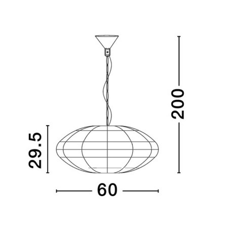 Lampa wisząca GUARDIA LE44580 Luces Exclusivas