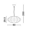 Lampa wisząca GUARDIA LE44580 Luces Exclusivas