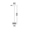 Lampa wisząca MINEROS LE44581 Luces Exclusivas