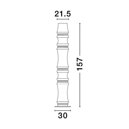 Lampa podłogowa ABANCAY LE44592 Luces Exclusivas