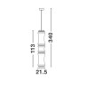 Lampa wisząca ABANCAY LE44593 Luces Exclusivas