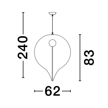Lampa wisząca CHANCAY LE44598 Luces Exclusivas