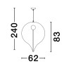 Lampa wisząca CHANCAY LE44598 Luces Exclusivas