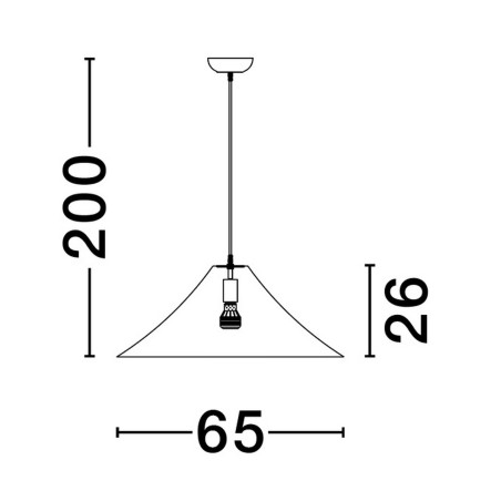 Lampa wisząca CHANCAY LE44599 Luces Exclusivas