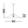 Lampa wisząca CHANCAY LE44600 Luces Exclusivas