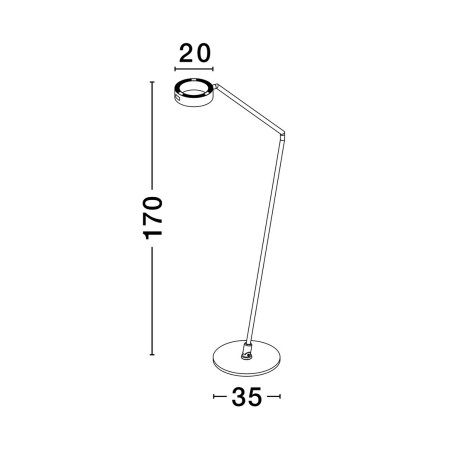 Lampa podłogowa ALMAY LE44609 Luces Exclusivas