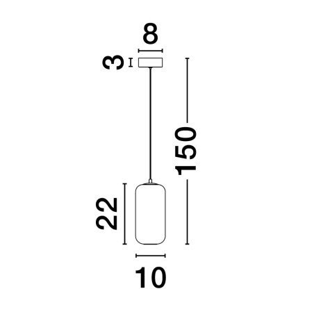 Lampa wisząca ANUCO LE44611 Luces Exclusivas