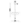 Lampa wisząca UCURENA LE44639 Luces Exclusivas