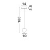 Lampa wisząca CHEPEN LE44641 Luces Exclusivas