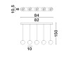 Lampa wisząca CHEPEN LE44644 Luces Exclusivas