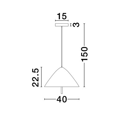 Lampa wisząca CARAPARI LE44654 Luces Exclusivas