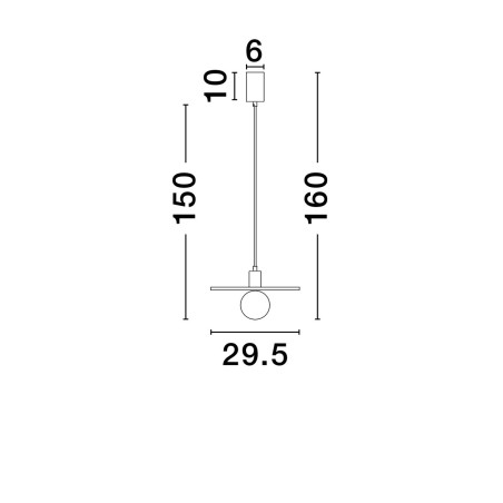 Lampa wisząca ASUNTA LE44656 Luces Exclusivas
