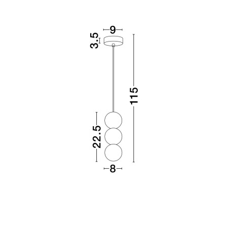 Lampa wisząca IBAGUE LE44664 Luces Exclusivas