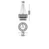 Lampa wisząca CHOLULA LE44722 Luces Exclusivas