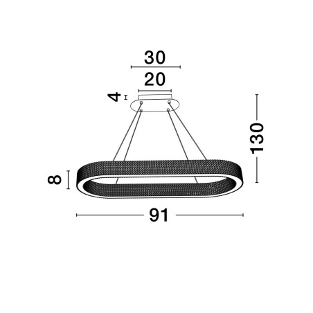 Lampa wisząca YOTAU LE44730 Luces Exclusivas