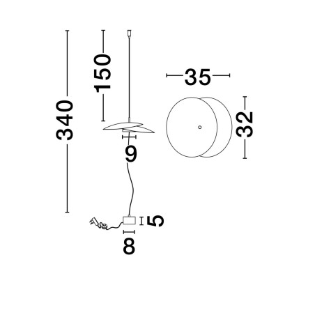 Lampa podłogowa YACUIBA LE44738 Luces Exclusivas
