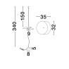 Lampa podłogowa YACUIBA LE44738 Luces Exclusivas