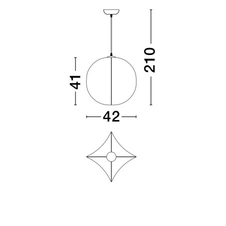 Lampa wisząca MAPIRI LE44747 Luces Exclusivas