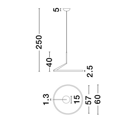 Lampa wisząca ZUDANEZ LE44777 Luces Exclusivas