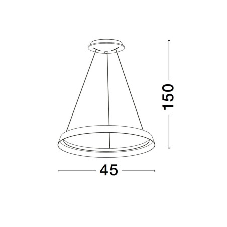 Lampa wisząca BATALLAS LE44785 Luces Exclusivas