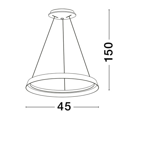 Lampa wisząca BATALLAS LE44788 Luces Exclusivas