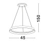 Lampa wisząca BATALLAS LE44788 Luces Exclusivas