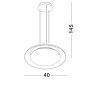 Lampa wisząca BATALLAS LE44794 Luces Exclusivas
