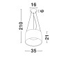 Lampa wisząca CAMPANERO LE44807 Luces Exclusivas